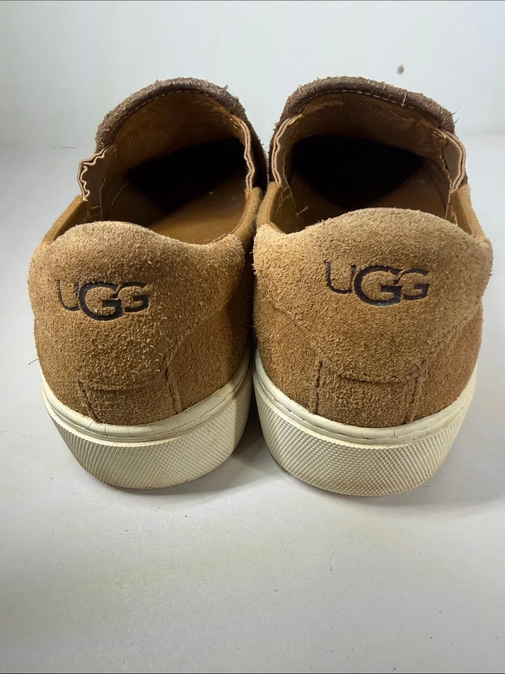 UGG Women’s Slip-On Suede Loafers in Chestnut